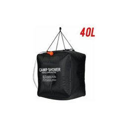 Sac de douche solaire 40 litres camping, température 45 °c randonnée, escalade,404027cm
