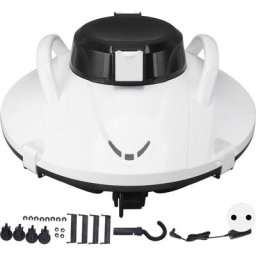 Robot nettoyeur de piscine sans fil Robot de nettoyage de piscine à aspiration forte et étanche