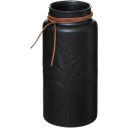 Vase Cuba - céramique - H28 cm Atmosphera créateur d'intérieur - Noir
