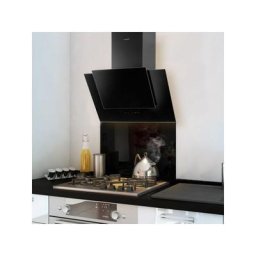 Crédence cuisine fond de hotte verre brillant - Noir 600x500 mm - 60cm de large - noir