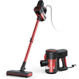 Aspirateur Balai sans Sac Stanew Aspirateur à Main 2 en 1(600W/16Kpa Puissance d'aspiration,)