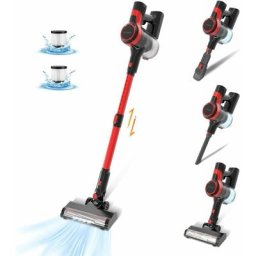 Aspirateur Balai sans Fil sans Sac Multifonctions 4 en 1- PowerClean - 2 Vitesses - Puissant