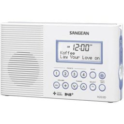 N/a dab+ Sangean H-203D lampe de poche, étanche à leau blanc