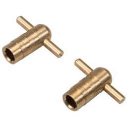 Silverline - 2 clés de vidange pour radiateur 427586