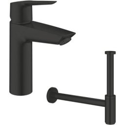 Mitigeur lavabo Grohe Start noir m avec siphon noir