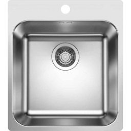 Evier Blanco Supra 400-IF/A R12 Inox - Inox Lisse