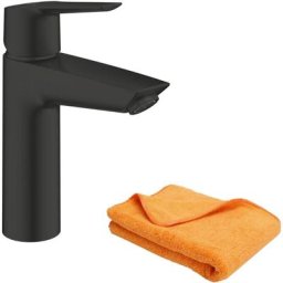 Mitigeur lavabo Grohe Start noir m + microfibre