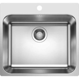 Evier Blanco Supra 500-IF/A R12 Inox - Inox Lisse