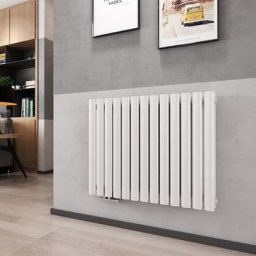 Heilmetz - radiateur à panneaux ovale radiateur salle de bain radiateur chauffage connexion