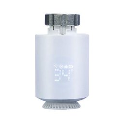 Tête de radiateur intelligente, vanne thermostat connectée programmable, thermostat de radiateur