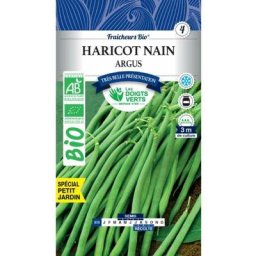 Les Doigts Verts - Graines haricot nain argus bio 100g
