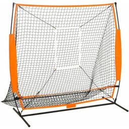 Filet d'entraînement baseball multisport Noir 174x76x158,5 cm vidaXL