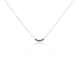 Collier Karrie Argent Blanc Oxyde De Zirconium