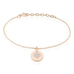 Bracelet Xaverie Argent Rose Oxyde