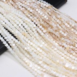 Perle de coquillage naturel en forme de pentacle pour la fabrication de bijoux accessoires pour