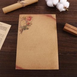 Papier kraft avec ULpour lettre d'amour papier artisanal pour faire-part bloc-notes rétro vintage