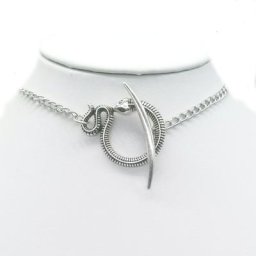 Moon & Salle Choker Collier Pendentif Bijoux Witchy Gothic Crescent Goth Pagan Witchy Wicca
