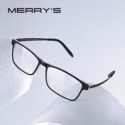 MERRYS DESIGN – monture de lunettes en titane pur pour homme et femme ultralégère et confortable
