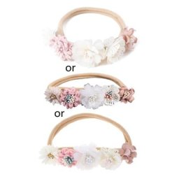 Fleur artificielle pour bébé bande de sauna pour cent jours nouveau-né tout-petit baby shower