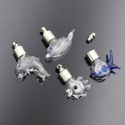 Poinbouteille en verre DolDave avec capuchon à vis pendentif de d'extraction en verre nom ou art
