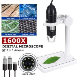 Caméra de microscope numérique AST 1600X microscope électronique portable USB 3 en 1 pour souder