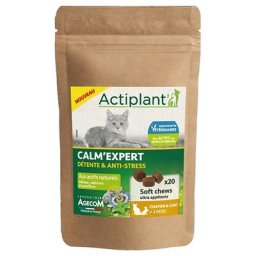 40g Actiplant Calm'Expert Soft Chews - Friandises pour chat