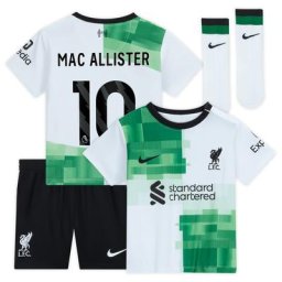 Kit Liverpool Extérieur Nike Stadium 23/24 - Bébé avec flocage Mac Allister 10