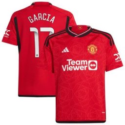 Maillot Domicile Manchester United WSL 2023-24 - Enfant avec flocage Garcia 17