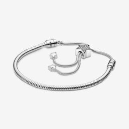 Bracelet Coulissant Étoile Pavée et Maille Serpent Moments