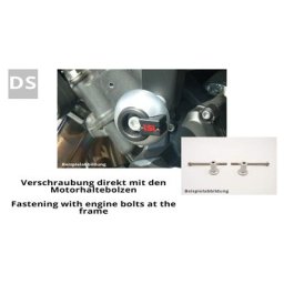 LSL CRASH PAD® kit de montage Z 900 RS, 18-, noir