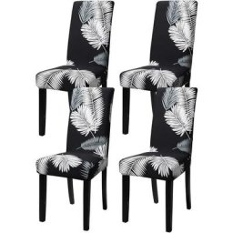 Serbia - Housse de chaise élastique extensible pour chaises de salle à manger, mariage, hôtel,