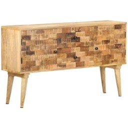 Buffet Bahut | Meuble de rangement Commode 120x30x70 cm Bois de manguier solide 60371 - Brun