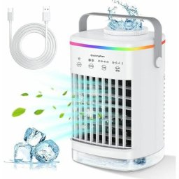 Mini Climatiseur Mobile Pour Chambre à Coucher, Climatiseur Mobile Mini Air Cooler Avec Bac à