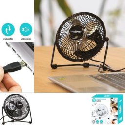 Mini ventilateur usb - 14CM - Noir