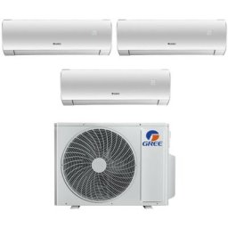Trial split climatiseur inverter série fairy 9+9+12 avec gwhd(24)nk6oo r-32 wi-fi intégré