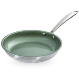 Just Vegan - Poêle eco CeraVegan 28 cm Acier inoxydable Vert n/a