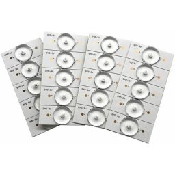 20PCS lcd tv led Lentille Lampe Perles 3V Rétro-Éclairage Lampe Perles