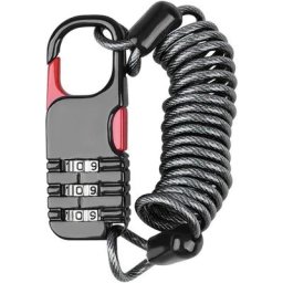 Antivol de casque de moto Antivol de vélo Poids léger Antivol portable Réinitialisable Serrure