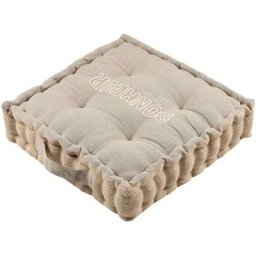 Coussin Pouf de sol maison couleur ficelle