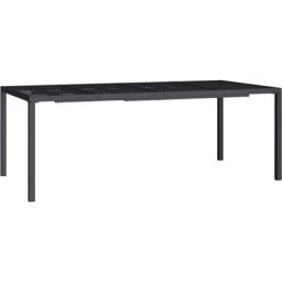 Vidaxl - Table de jardin anthracite 200x100x72 cm acier n/a