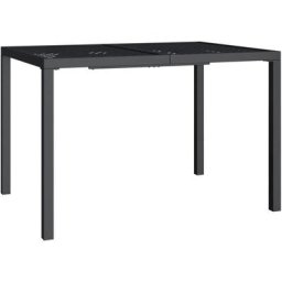 Vidaxl - Table de jardin anthracite 110x80x72 cm acier n/a