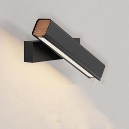 Pplique Murale led, luminaire mural interieur en bois 360° Rotatif, Lampe de Mur pour Chambre, Salon
