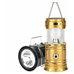 Lanterne de Camping Solaire Rechargeable avec Manivelle,Lampe Torche pour Eclairage