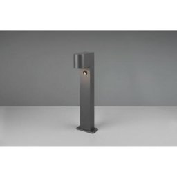 Webmarketpoint - Borne de jardin basse 1xGU10 Roya Anthracite IP44 Détecteur de mouvement Trio