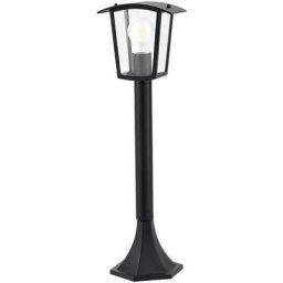 Rabalux - Lampe humide Taverna Noir Transparent 1x MAX.15W IP54 b: 17cm h: 60cm