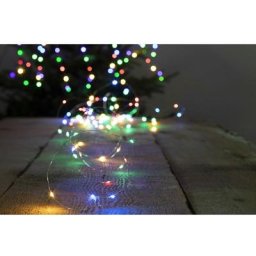 Guirlande Lumineuse Extérieur 20 m 200 MicroLED Multicolore 8 jeux de lumière - Multicolore