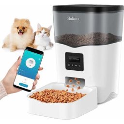 Balimo - 3L 2.4G WiFi Distributeur Croquettes Chat Automatique avec Minuterie et télécommande app
