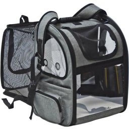 Fudajo - Sac à dos Extensible Animaux de compagnie 6kg Sac Transport Chiot Chat Filet Maille Voyage