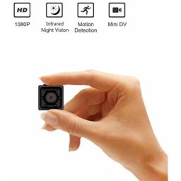 Mini caméra de sécurité sans fil, petite caméra de baby-sitter hd portable Full hd 1080P avec