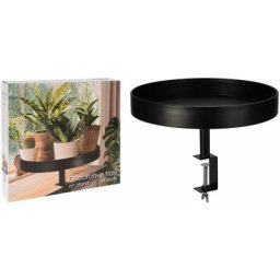 H&s Collection - Plateau décoratif avec pince 36x26 cm noir Black